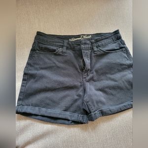 High Rise Midi Shorts